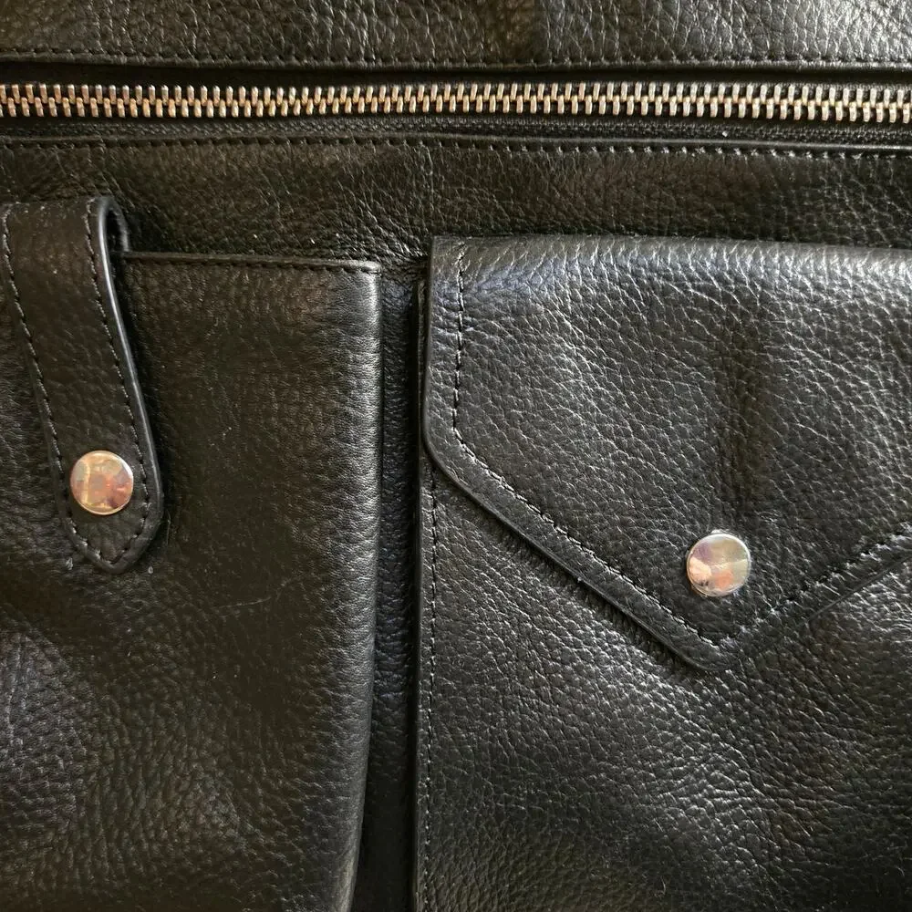 Radley London Wilton Way Black Pebble Leather Crossbody Bag Scottie Dog